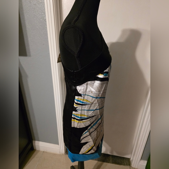 Nwt Vintage Bebe 100% Silk With Beads Dress Size S - Picture 4 of 7